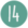 number-circle-green-14